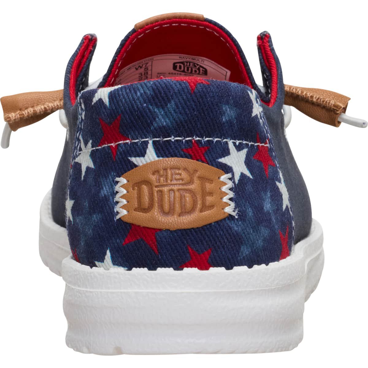Обувь HEYDUDE Women Wendy Americana Stars, 4thof July Patriotic Shoes , Navy, W7 — фото 6