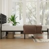 VECELO Platform Bed Frame With Rustic Vintage Wood Headboard and Footboard, Sturdy Metal Slats, No Box Spring Required - 2 of 4
