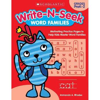 Word Families - (Write-N-Seek:) by  Immacula A Rhodes (Paperback)