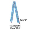 Allegra K Women's Skinny Silky Polka Dot Waistband Long Narrow Neckscarf Bag Handle Accessory 1 Pc - 3 of 4