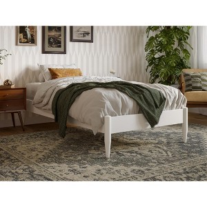 AFI Furnishings Pasadena 14 in Twin XL Platform Bed Frame in White - 1 of 4