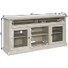 Acekool Modern Farmhouse TV Stand with Storage Cabinet & Adjustable Shelves, Stone Gray, Fits Up to 65" TVs - 3 of 4