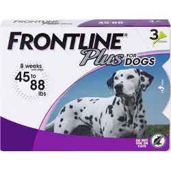 Frontline Plus Flea and Tick Treatment for Dogs - L - 3ct