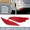 Unique Bargains Rear Bumper Reflector Light 92405-2S100 for Hyundai Tucson 2010-2015 Left Right Side Red 1 Pair - 2 of 4