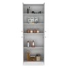 LunaLulinlk Kitchen Pantry Storage Cabinet 71" Height, With 4 Doors, 5 Adjustable Shelves, Freestanding Cupboard for Dining Room Living Room, Laundry - 3 of 4