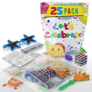 Crown Display Kids Birthday Goody Bags - Pre-Filled Party Favor Bags with Fun Toys and Extra Space for Added Treats - Great for Birthday Party Favors - 1 of 4