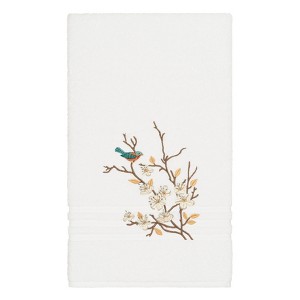 Linum Home Textiles 100% Turkish Cotton SPRING TIME Embellished Towel Set - 1 of 3
