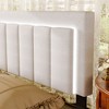 Famapy Queen Size Upholstered Bed Frame with USB Ports & LED Headboard,TB117-Tested Fabric,Style+Safe,Multiple Headboard Styles,Bedroom Centerpiece - 4 of 4