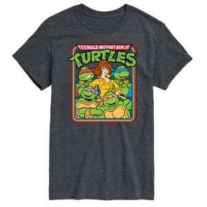 Men's - Teenage Mutant Ninja Turtles - Retro Group April Short Sleeve Graphic T-Shirt - 1 of 4