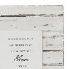 Antique White Sentiment Wood Decorative Picture Frame - Foreside Home & Garden - 2 of 4