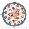 Sweet Jojo Designs Boy Baby Tummy Time Playmat Watercolor Sports Theme Multicolor - 4 of 4