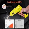 VEVOR Plastic Welding Kit, 220W Plastic Welder Gun with 1200PCS Hot Staples & 76PCS Welding Rods, Professional Hot Staple Welding Gun, Yellow - 3 of 4