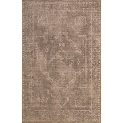 Nuloom Lorna Faded Easy-Jute Machibne Washable Area Rug