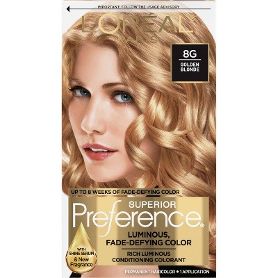 Superior Preference Permanent Color, with Shine Serum, Warmer