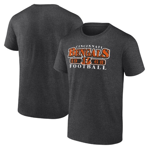 Nfl Cincinnati Bengals Men s Gray Short Sleeve T shirt Target