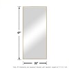 Wooakway Metal Bathroom/Vanity Mirror Modern Accent Mirror for Living Room Bathroom Bedroom Entryway Black/Gold/Silver - 3 of 4