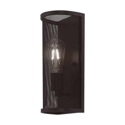 Bronze Stainless Steel Mesh Shade Wall Sconce