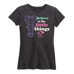 Women's - Polly Pocket - Believe In The Little Things Short Sleeve Graphic T-Shirt - 1 of 4