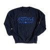 Simply Sage Market Women's Graphic Sweatshirt Happy Hanukkah Blue - 2 of 4