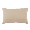 13"x21" Oversize Rawlings Trellis Poly Filled Lumbar Throw Pillow Brown - Jaipur Living: Art Deco Embroidered, Cotton Velvet, Indoor Decor - 2 of 4