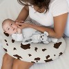 Sweet Jojo Designs Baby Boy, Girl, Unisex/Gender Neutral Muslin 100% Cotton Nursing Pillow Cover Wild West Cowboy Brown and Ivory - 2 of 4