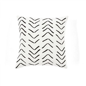 20"x20" Oversize Hygge Row Family-Friendly Square Throw Pillow Cover White - Lush Décor - 1 of 4