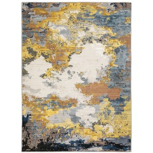 Oriental Weavers Caravan 530V8 Yellow/ Blue Indoor Area Rug - 3'3" x 5' - 1 of 4