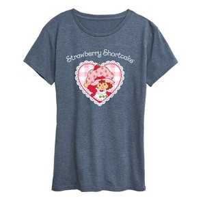 Women's - Strawberry Shortcake - Coquette Heart-Women's Short Sleeve Graphic T-Shirt Short Sleeve Graphic T-Shirt - 1 of 4