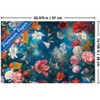Trends International Reinders: Flowers - Universal Flowers Unframed Wall Poster Print Clear Push Pins Bundle 14.725" x 22.375" - 3 of 4