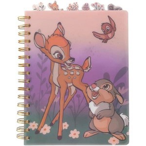 Disney Bambi Tab Journal Notebook, Spiral Bound, 144 Lined Pages, 8 x 7 - 1 of 1