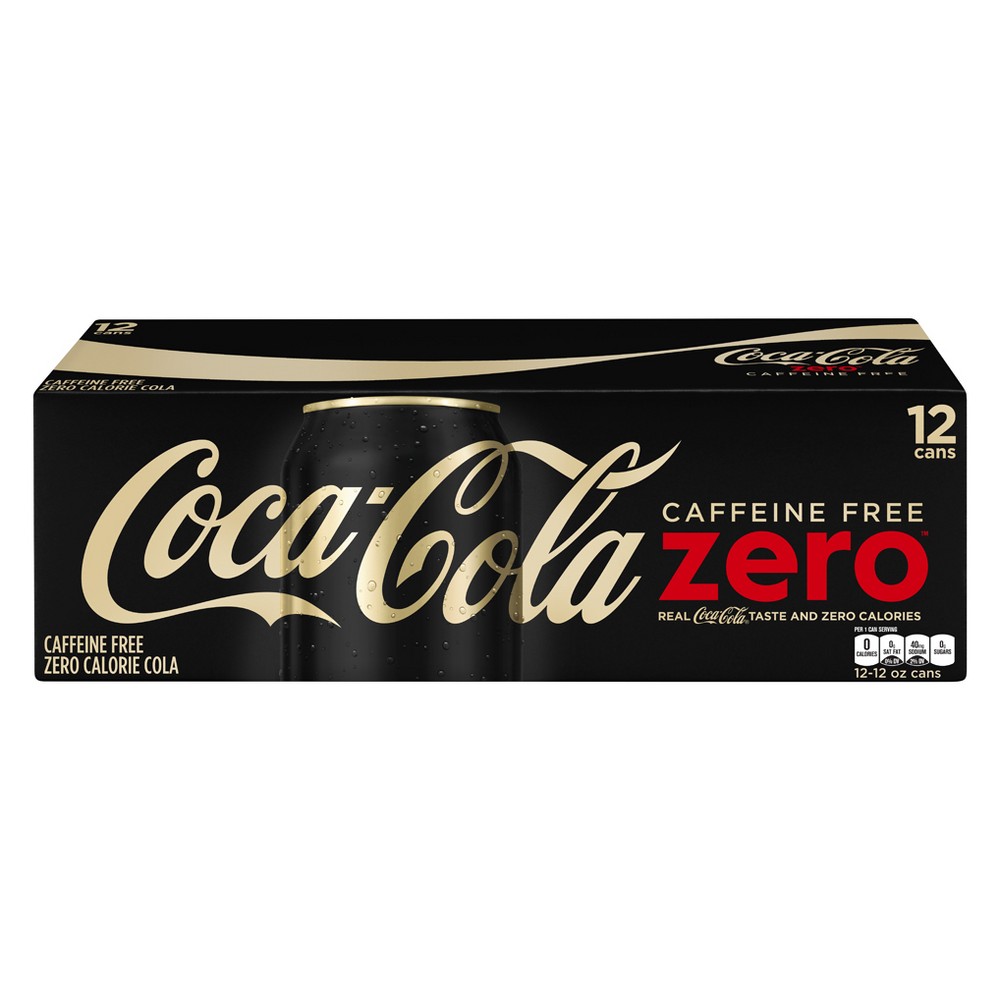 UPC 049000060904 CocaCola Zero Caffeine Free 12pk/12 fl oz Cans