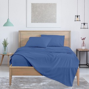 Copper Zone 4 Piece Soft Deep Pocket Cooling Viscose-Blend Luxury Linens Sheet Set - 1 of 4