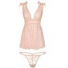 Adore Me Women's Novah Babydoll Lingerie - 4 of 4