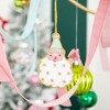 Daydream Society - Jolly Pink Santa Ornament - Pack of 1 Fabric Ornament - 3 of 3