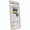 Americanflat 11x22 Newspaper Frame with plexiglass - Assorted Media Article Cover Frame - Available in a variety of Colors - 4 of 4