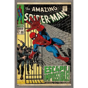 Trends International Marvel Comics Spider-Man - The Amazing Spider-Man #65 Framed Wall Poster Prints - 1 of 4