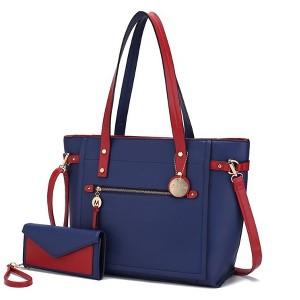 MKF Collection Andrys Vegan Leather Women's Tote Bag and Wallet by Mia K - 1 of 4