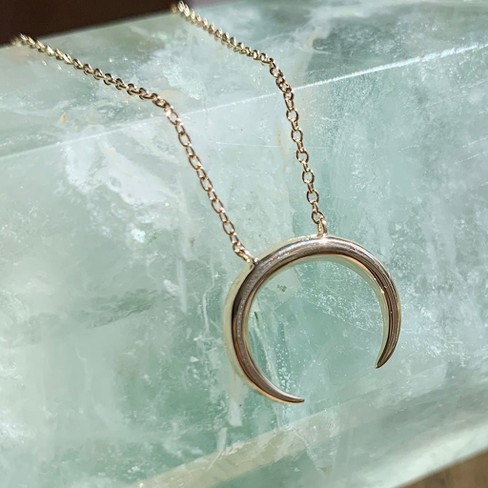 Crescent Horn Necklace Rose Gold Honeycat Target