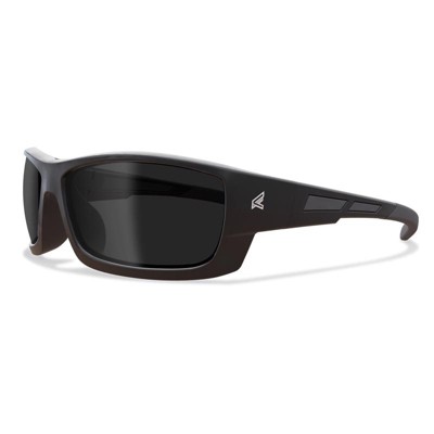 Edge Eyewear Mazeno Slim Fit Safety Glasses Smoke Lens Black Frame
