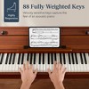 Best Choice Product Modern 88 Key Fully Weighted Desk Style Digital Piano w/ Metal Legs, 3 Sustain Pedal - 4 of 4