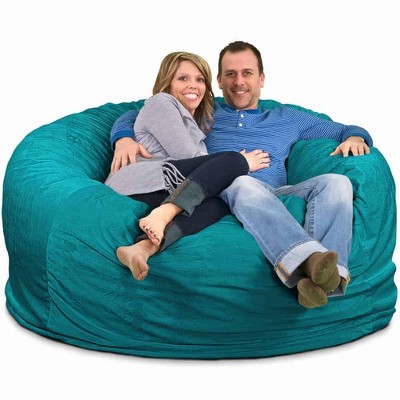 Ultimate Sack 6000 (6 Ft.) Bean Bag Chair - Teal Suede : Target