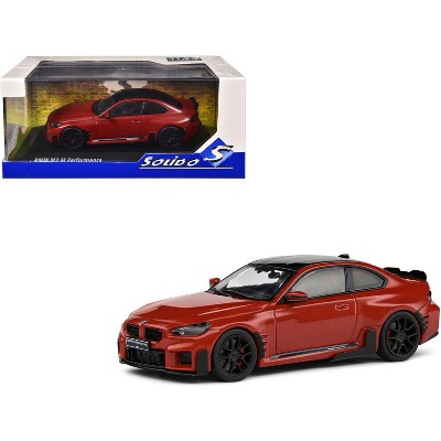 2023 BMW M2 M Performance Toronto Red Metallic with Black Top 1/43 Diecast Model Car by Solido