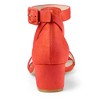 Allegra K Women's Open Toe Adjustable Ankle Strap Block Low Heel Sandals - 3 of 4
