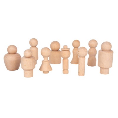 Tickit Wooden Community Figures, Set Of 10 : Target