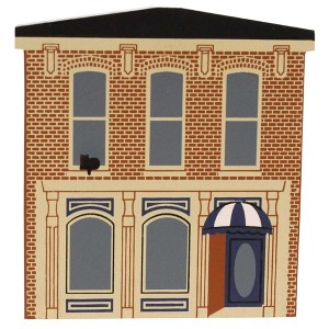 Cat's Meow Village 4.0 Inch Dresden Finery Landmark Basket Dresden Village Buildings - 1 of 2