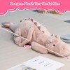 TITQWOP Dinosaur Plush Toy Pillow, Cute Stuffed Animal Toys, Soft Long Dinosaur Body Pillow Gift for Kids Boys Girls 28inch - 3 of 4