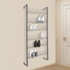 YIYIBYUS Metal Shoe Organizer, Wall Mounted Shoe Rack, Metal Hanging Shoe Rack - 2 of 4