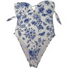 Betsey Johnson Womens' One-Piece V-Neck, Bandeau or Underwire Swimsuits - 3 of 4