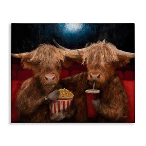 Stupell Industries Cattle in Movie Theater Canvas Wall Art - 1 of 4