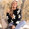 Women's Charming Daisy Knit Sweater Long Sleeve Pullover - Cupshe - image 4 of 4